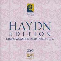 Franz Joseph Haydn - Haydn Edition (CD 90): String Quartets Op. 20 Nos. 2, 5 & 6