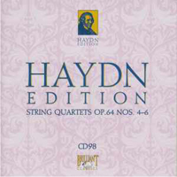 Franz Joseph Haydn - Haydn Edition (CD 98): String Quartets Op. 64 Nos. 4-6