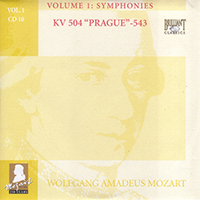 Wolfgang Amadeus Mozart - Complete Works, Volume 1 - Symphonies (CD 10: KV 504 'Prague'-543)