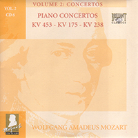 Wolfgang Amadeus Mozart - Complete Works, Volume 2 - Concertos (CD 06: Piano Concertos KV 453 - KV 175 - KV 238)