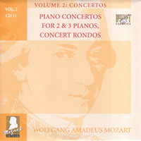 Wolfgang Amadeus Mozart - Complete Works, Volume 2 - Concertos (CD 11: Piano Concertos for 2 & 3 Pianos, Concert Rondos)