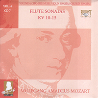 Wolfgang Amadeus Mozart - Complete Works, Volume 4 - Chamber Music, Violin Sonatas, Church Sonatas (CD 07: Flute Sonatas KV 10-15)