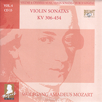 Wolfgang Amadeus Mozart - Complete Works, Volume 4 - Chamber Music, Violin Sonatas, Church Sonatas (CD 15: Violin Sonatas KV 306-454)