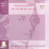 Wolfgang Amadeus Mozart - Complete Works, Volume 6 - Keyboard Works (CD 01: Piano Sonatas KV 279-280-281-282-283)
