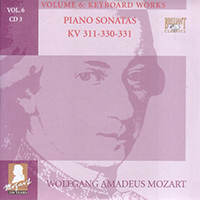 Wolfgang Amadeus Mozart - Complete Works, Volume 6 - Keyboard Works (CD 03: Piano Sonatas KV 311-330-331)