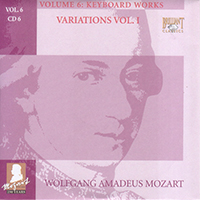 Wolfgang Amadeus Mozart - Complete Works, Volume 6 - Keyboard Works (CD 06: Variations Vol. I)