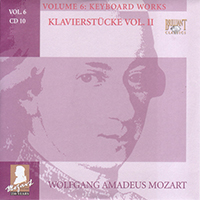 Wolfgang Amadeus Mozart - Complete Works, Volume 6 - Keyboard Works (CD 10: Klavierstucke Vol. II)