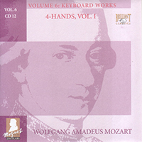 Wolfgang Amadeus Mozart - Complete Works, Volume 6 - Keyboard Works (CD 12: 4-Hands, Vol. I)