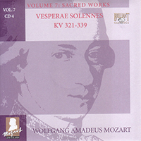 Wolfgang Amadeus Mozart - Complete Works, Volume 7 - Sacred Works (CD 04: Vesperae Solennes KV 321-339)
