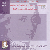 Wolfgang Amadeus Mozart - Complete Works, Volume 7 - Sacred Works (CD 05: Regina Coeli KV 108-127-276 - Sancta Maria KV 273)