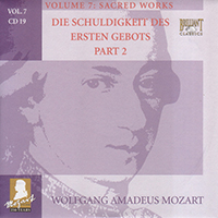 Wolfgang Amadeus Mozart - Complete Works, Volume 7 - Sacred Works (CD 19: Die Schuldigkeit Des Ersten Gebots KV 35, part 2)