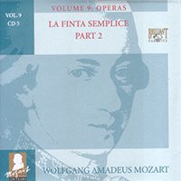 Wolfgang Amadeus Mozart - Complete Works, Volume 9 - Operas (CD 05: La Finta Semplice, KV 51, part 2)
