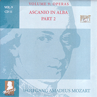 Wolfgang Amadeus Mozart - Complete Works, Volume 9 - Operas (CD 11: Ascanio In Alba, KV 111, part 2)