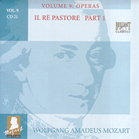 Wolfgang Amadeus Mozart - Complete Works, Volume 9 - Operas (CD 21: Il Re Pastore, KV 208, part 1)