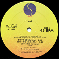 Yazoo - Don't Go (Re-Mixes) [12'' Single]