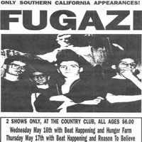 Fugazi - 1990.05.16 - Country Club, Reseda, CA, USA (CD 1)