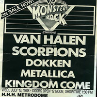 Metallica - 1988.07.13 - Metrodome - Minneapolis, Minnesota