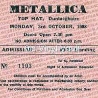 Metallica - 1988.10.03 - Top Hat - Dublin, Ireland (CD 1)