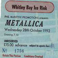 Metallica - 1992.10.28 - Whitley Bay Ice Rink - Newcastle, England (CD 2)