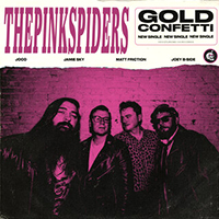 Pink Spiders - Gold Confetti