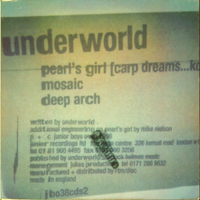 Underworld (GBR) - Pearl's Girl (Single, CD 1)