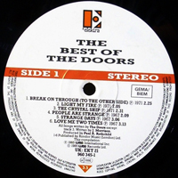 Doors - The Best Of (LP 1)