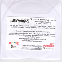 Ladyhawke - Paris Is Burning (Remixes) (Promo Single)