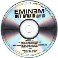 Eminem - Not Afraid  (Single)