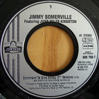 Jimmy Somerville - Comment Te Dire Adieu (7'' Single)