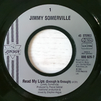 Jimmy Somerville - Read My Lips (7'' Single)