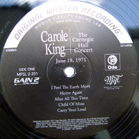 Carole King - 1971.06.18 - The Carnegie Hall Concert (LP 1)