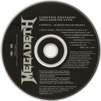 Megadeth - Limited Edition Megadeth Live! (EP)