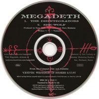 Megadeth - Cryptic Writings (Promo Single from USA)