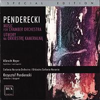 Krzysztof Penderecki - Penderecki: Music For Chamber Orchestra (feat. Sinfonia Varsovia)