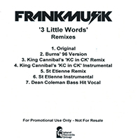 Frank Musik - 3 Little Words (Remixes Single)