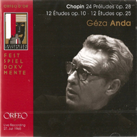 Geza Anda - Geza Anda paly Chopin's Works (CD 2) Preludes, op. 28