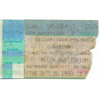 Nirvana (USA) - MECCA Auditorium (Milwaukee, WI 10-26-93)