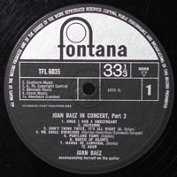 Joan Baez - In Concert, Part 2 (LP)