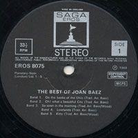 Joan Baez - The Best Of Joan Baez (LP)