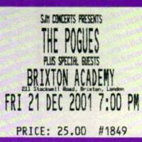 Pogues - 2001.12.21 - Live At The Brixton Academy