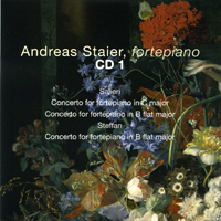 Andreas Staier - Concertos & Solo Works for Fortepiano (5 CD Box-set) [CD 1: Salieri, Steffan]