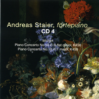 Andreas Staier - Concertos & Solo Works for Fortepiano (5 CD Box-set) [CD 4: W.A.Mozart]