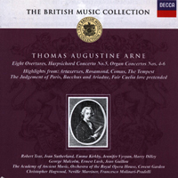 Thomas Arne - The British Music Collection (CD 2)