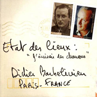 Didier Barbelivien - Etat des lieux :