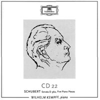 Wilhelm Kempff - The Solo Repertoire (CD 22: F. Schubert - Sonata D 960, 5 Piano Pieces)