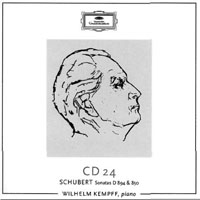 Wilhelm Kempff - The Solo Repertoire (CD 24: F. Schubert - Sonatas D 894 & 850)