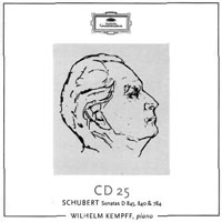 Wilhelm Kempff - The Solo Repertoire (CD 25: F. Schubert - Sonatas D 845, 840 & 784)