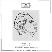 Wilhelm Kempff - The Solo Repertoire (CD 26: F. Schubert - Sonatas D 664, 625 & 575)