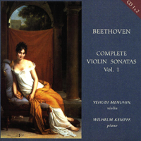 Wilhelm Kempff - Menuhin & Kempff play Beethoven's Violin Works (CD 1)