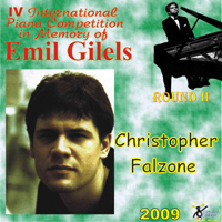 Gilels's Competition (CD Series) - IV Gilels's Competition Round II: Christopher Falzone (N 33)